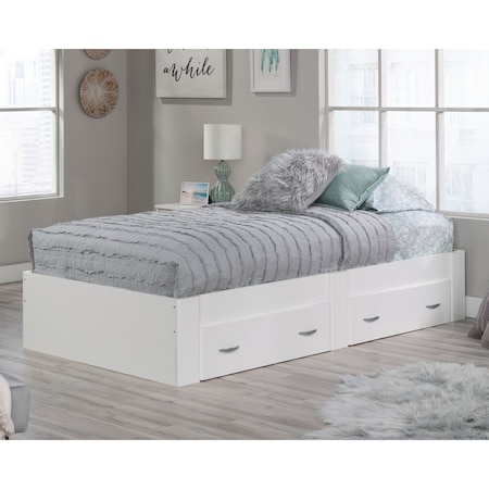 Sauder Beginnings Beginnings Twin Platform Bed Sw , Accommodates twin-sized mattress 415546